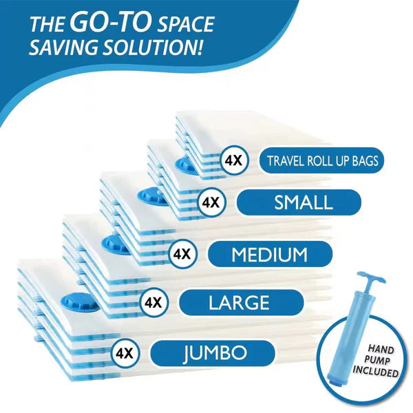 TRANSPARENT VACUUM STORAGE BAGS