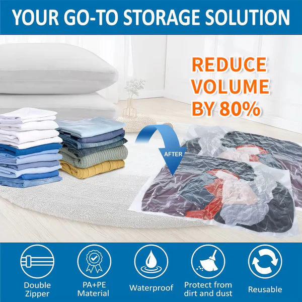 TRANSPARENT VACUUM STORAGE BAGS
