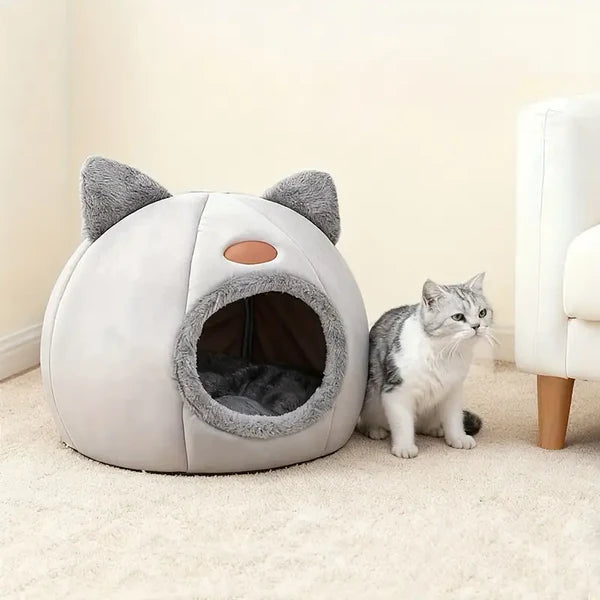 Warm Pet House with Soft Cushion